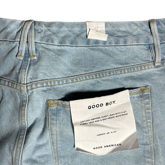Good American good boy jeans side split outside high slit 16 new gbos206 - Picture 7 of 9
